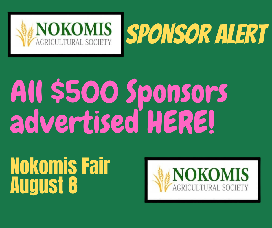 Nokomis Fair $500 Sponsor